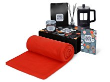 Подарочный набор «Re:y. Vive» с пледом, френч-прессом и кофе