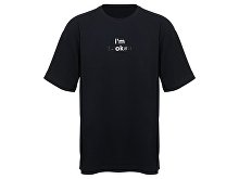 Футболка оверсайз «Vienna» унисекс с нанесением Трафарет Скульптура 2 цвета, размер S