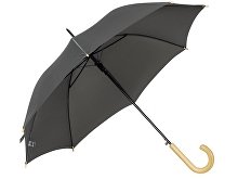 Зонт-трость «Okobrella» с деревянной ручкой и куполом из переработанного пластика (арт. 100005), фото 2