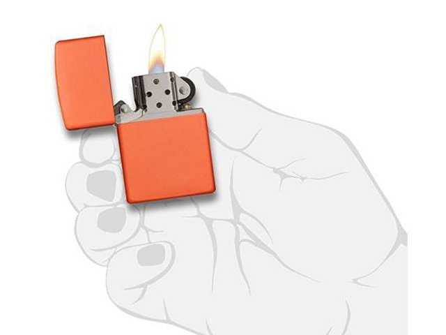 Зажигалка ZIPPO Classic с покрытием Orange Matte thumbnail