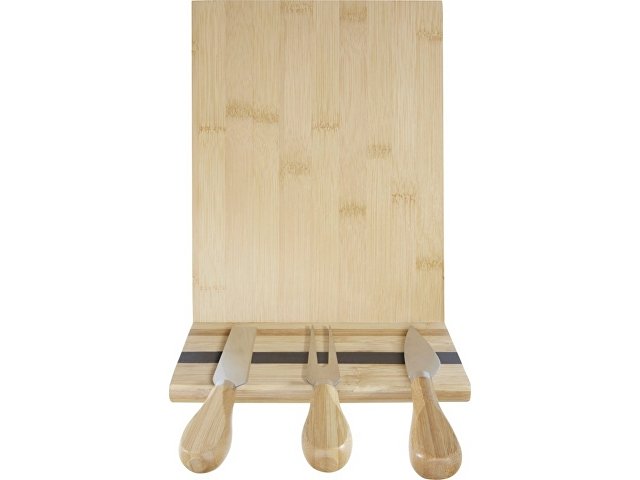 Бамбуковая доска для сыра «Mancheg» с приборами thumbnail