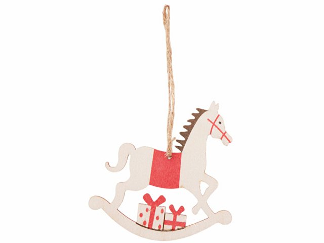 Деревянная подвеска на елку «Poni» thumbnail