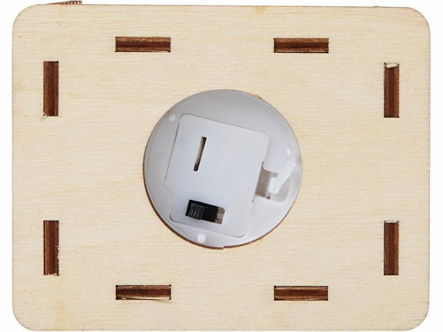 Деревянная подвеска на елку с подсветкой «Lumihut» thumbnail