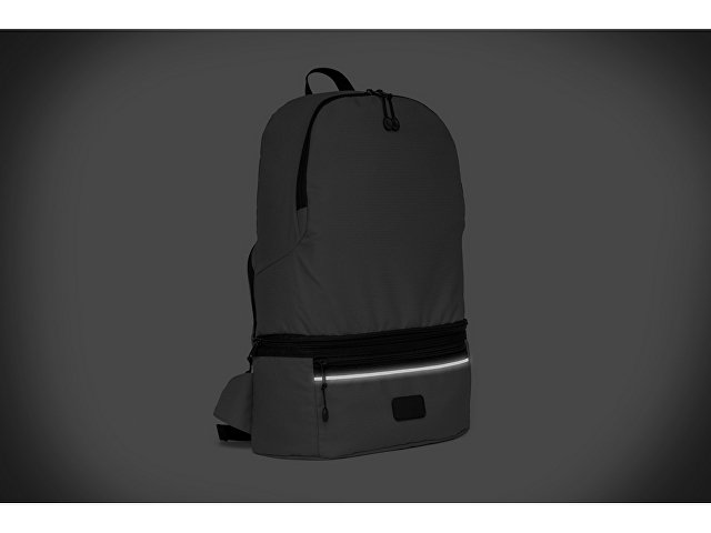 Рюкзак-трансформер 2-в-1 «Athletica» водостойкий с поясной сумкой из переработанного пластика  thumbnail