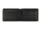 Портмоне BUGATTI Bomba, с защитой данных RFID, чёрное, кожа/полиэстер, 12,5х2х9 см