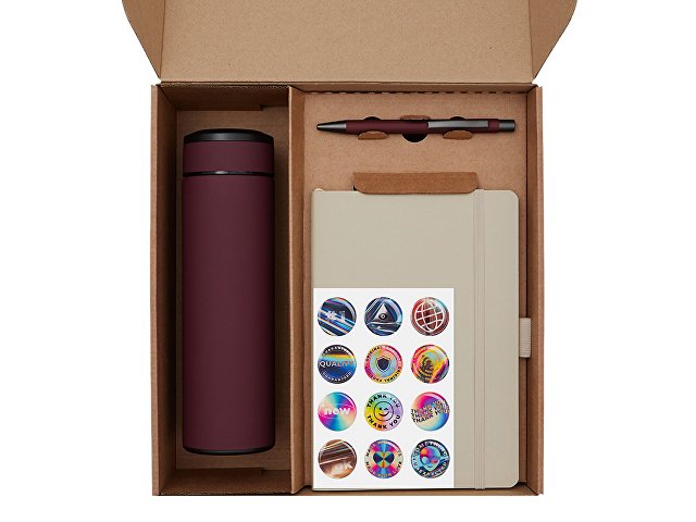 Набор «Warmpage» с термосом, блокнотом, ручкой и чаем thumbnail