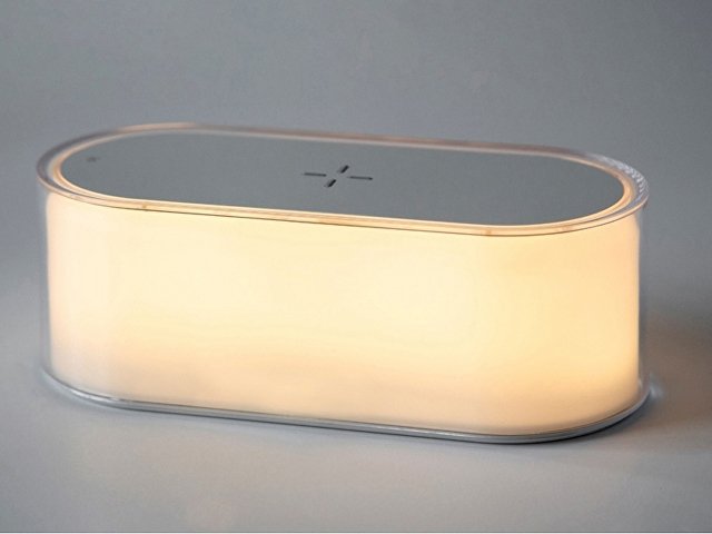 Ночник с беспроводной зарядкой и RGB подсветкой «Miracle», 15 Вт