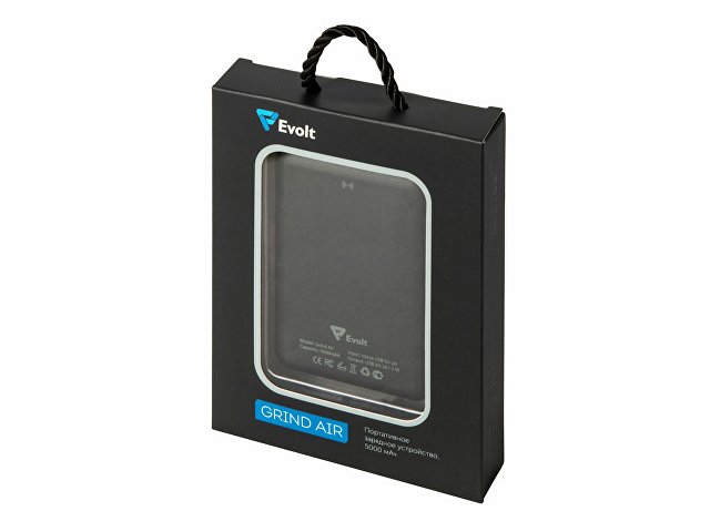 Беспроводной внешний аккумулятор «Grind Air» v. 2, 5000 mAh thumbnail