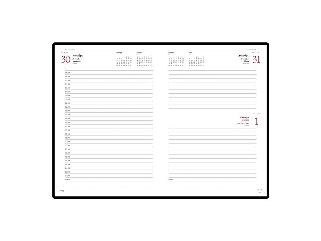 Ежедневник датированный А5 «Sidney Nebraska» на 2026 год