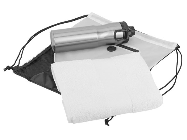 Спортивный набор со стальной бутылкой и полотенцем «Advanced» thumbnail