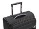 Чемодан TORBER НЕРО, чёрный, переработанный ПЭТ, 40 х 20 х 55 см, 37 л