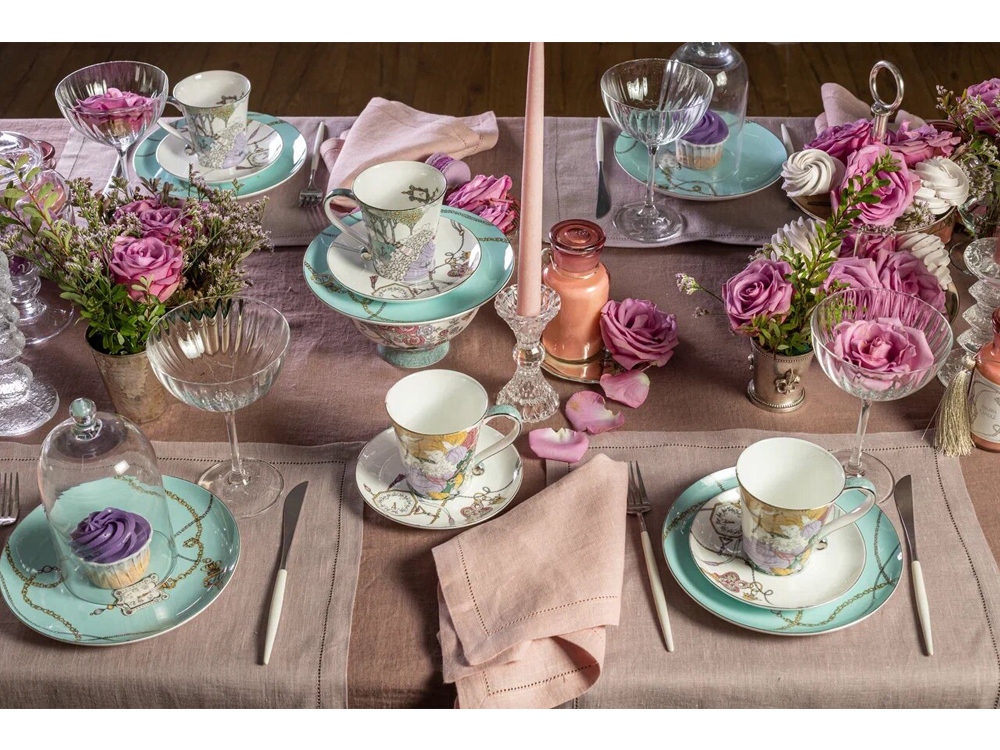 Набор чашка и блюдце «TEA SET ALICE»