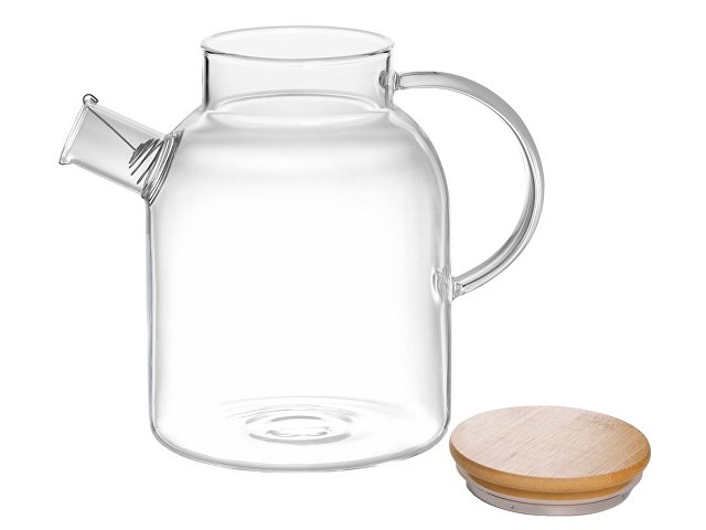 Стеклянный чайник с бамбуковой крышкой «Sencha M» thumbnail