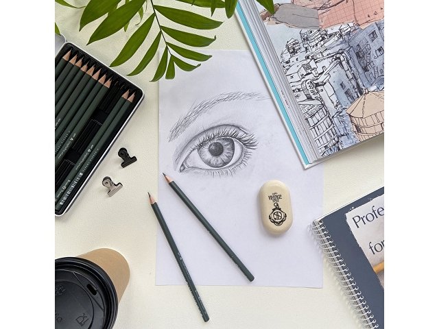 Набор из 12 чернографитовых карандашей «Sketch & Art» 2Н - 9В thumbnail