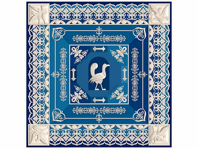 Платок «Птица дивная»