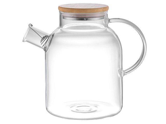 Стеклянный чайник с бамбуковой крышкой «Sencha M»