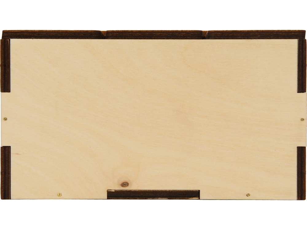 Деревянная подарочная коробка с крышкой Ларчик 7