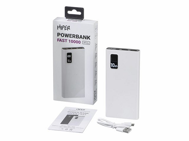 Портативный внешний аккумулятор «FAST», 10000 mAh thumbnail