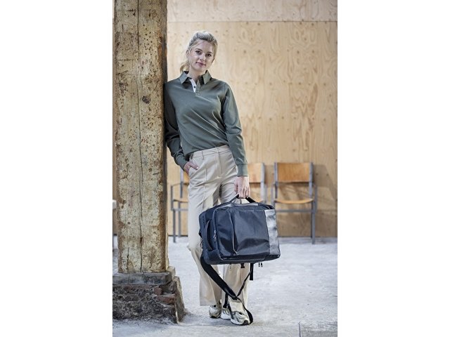 Расширяемый рюкзак «Expedition Pro» для ноутбука 17'' из переработанных материалов thumbnail