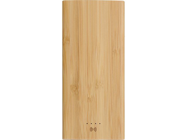 Внешний беспроводной аккумулятор из бамбука «Bamboo Air», 10000 mAh thumbnail