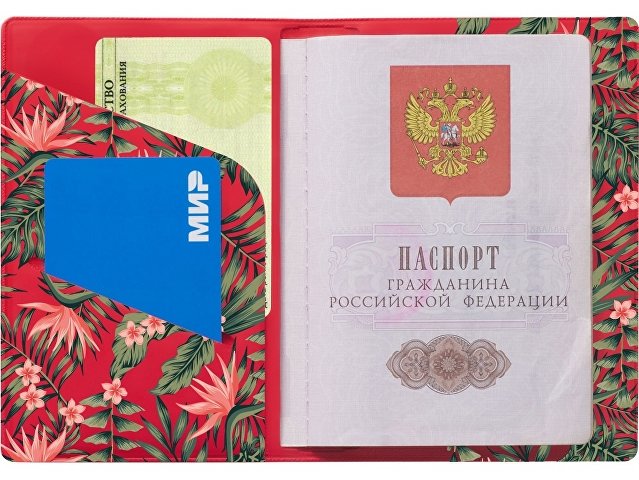 Обложка для паспорта с возможностью полноцветной УФ-печати, софт-тач thumbnail