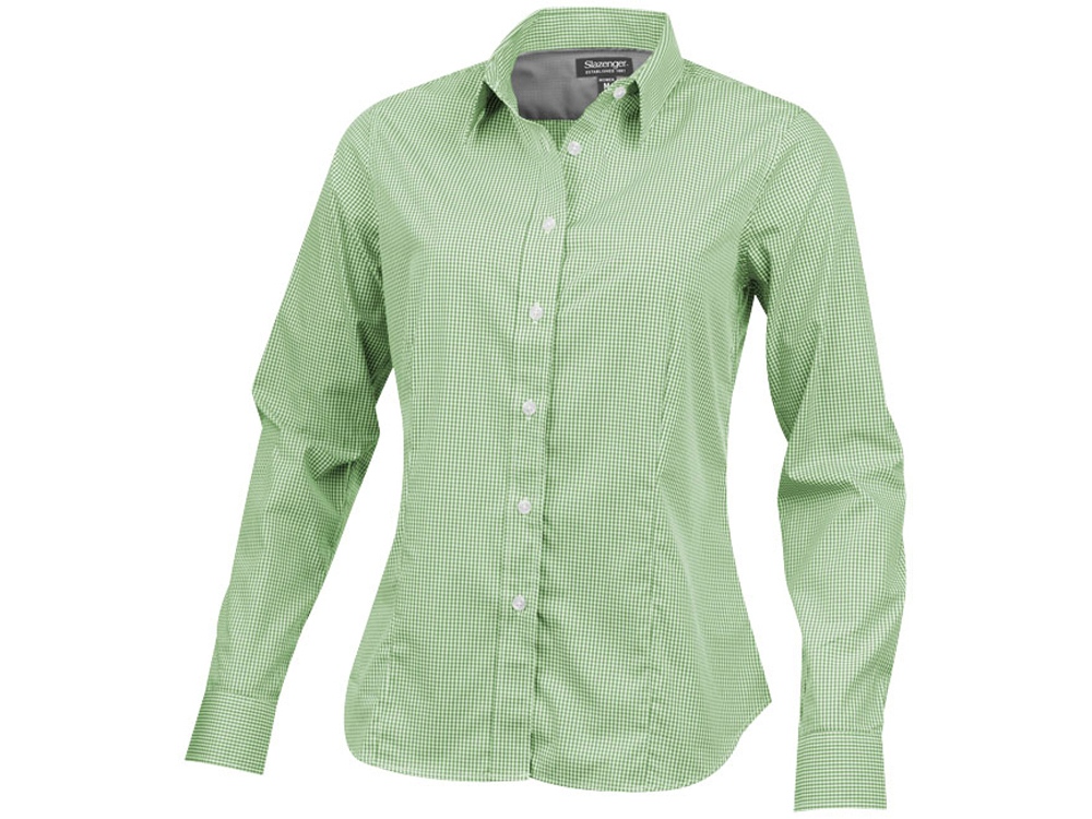 Рубашка Net женская с длинным рукавом, зеленый