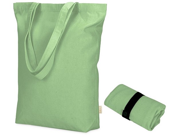 Сумка Fixy из переработанного хлопка 220 г/м2 с фиксирующей лентой thumbnail