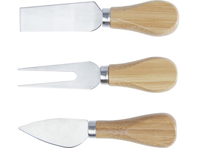 Бамбуковая доска для сыра «Mancheg» с приборами thumbnail