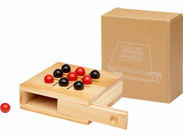 Деревянная игра в крестики-нолики «Strobus»