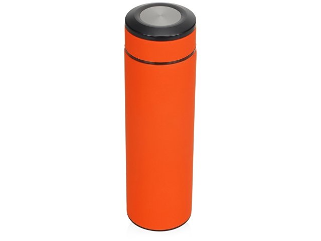 Термос «Confident» с покрытием soft-touch 420мл, оранжевый