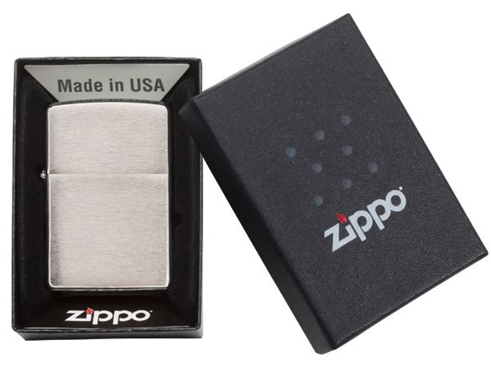 Зажигалка ZIPPO Armor™ c покрытием Brushed Chrome