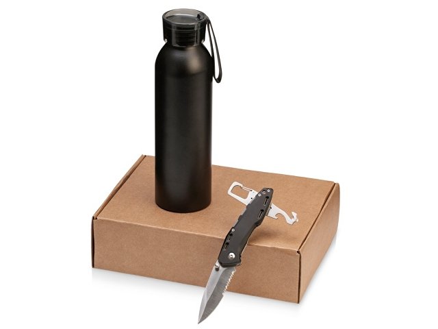 Подарочный набор с бутылкой для воды и ножом «Tourist» thumbnail