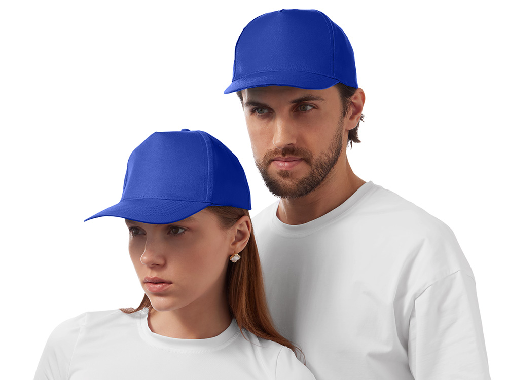 Бейсболка Poly синий классический