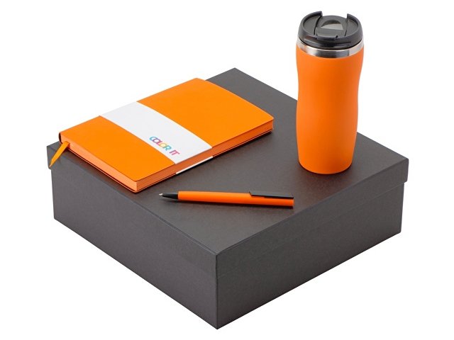 Подарочный набор "COLOR IT" c блокнотом, ручкой и термокружкой thumbnail