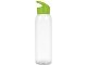 Бутылка для воды "Plain 2" 630 мл, прозрачный/зеленый