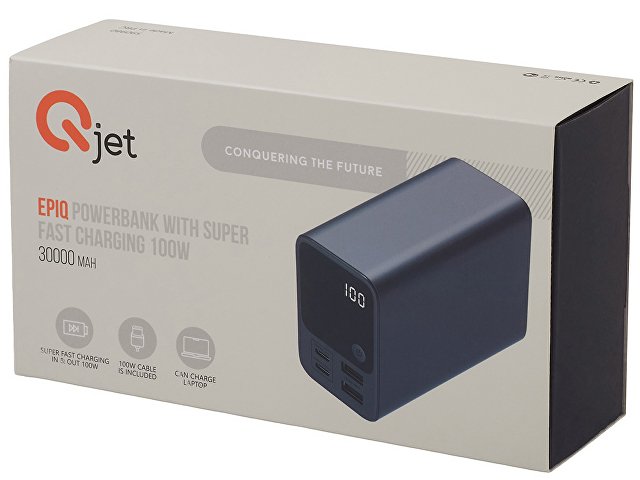 Внешний аккумулятор для ноутбуков «EpIQ», 100 Вт, 30000 mAh thumbnail