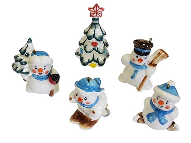 Набор новогодних игрушек thumbnail