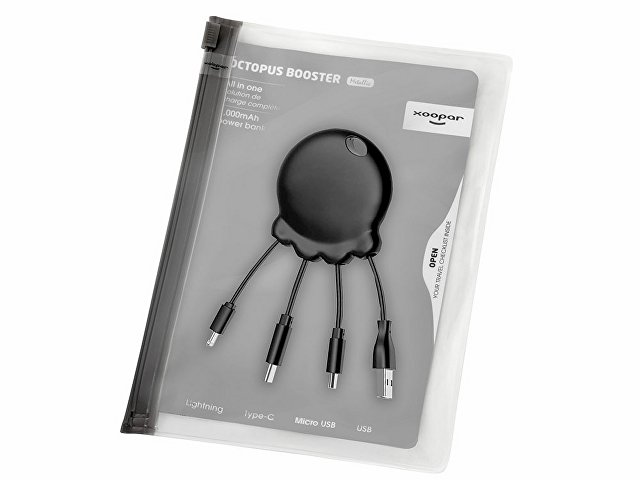 Внешний аккумулятор «Octopus Booster», 1000 mAh thumbnail