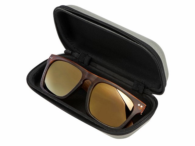 Очки солнцезащитные из бамбука с зеркальными линзами «Rockwood mirror» thumbnail