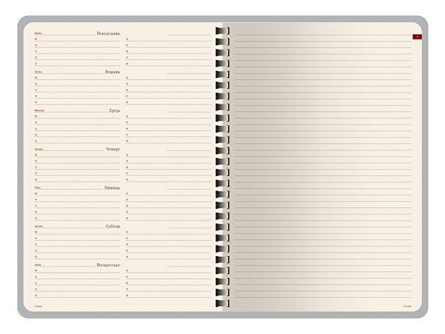 Еженедельник недатированный А5 «Concept»