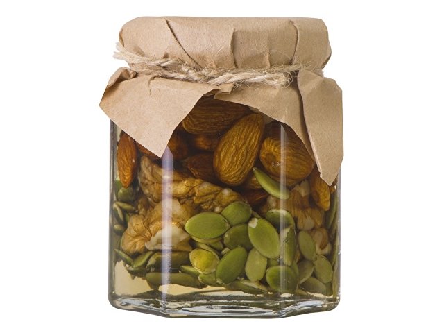 Мед с миксом из орехов thumbnail