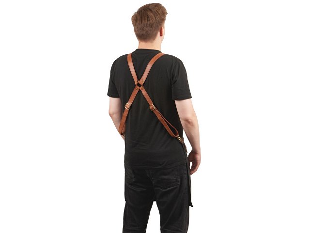 Фартук из натуральной кожи с карманами thumbnail