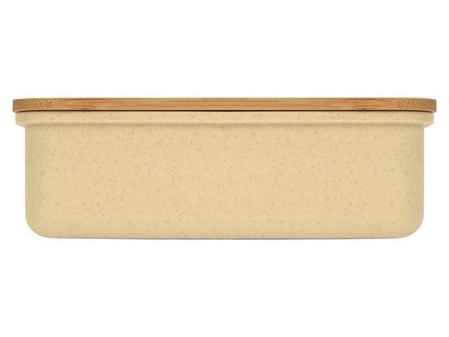 Ланч-бокс «Lunch» из пшеничного волокна с бамбуковой крышкой