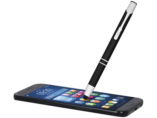 Ручка-стилус металлическая шариковая «Moneta» с анодированным покрытием thumbnail