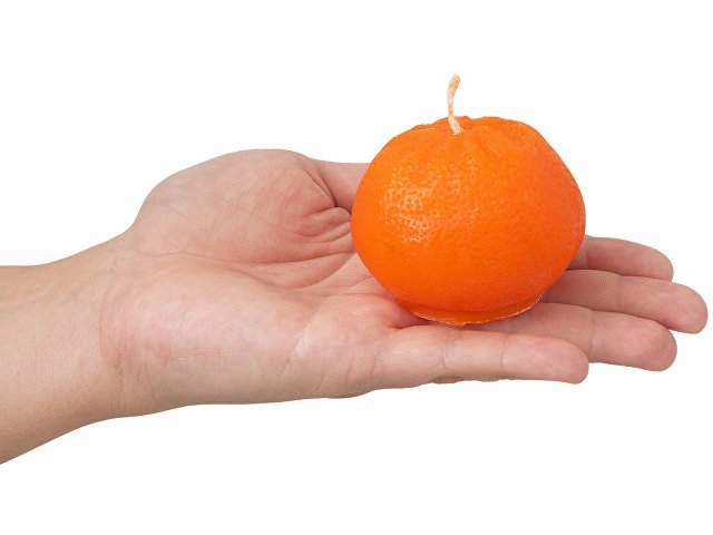 Набор свечей «Мандарины в сетке», без аромата thumbnail