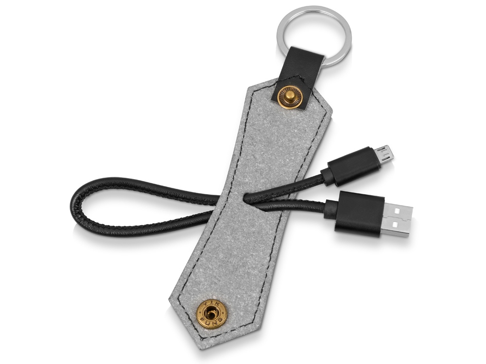 Кабель-брелок USB-MicroUSB «Pelle»