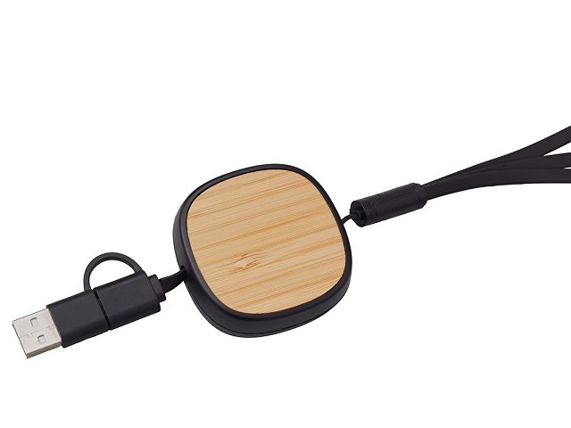 Универсальный кабель с ретрактором 3-в-1 «Retrax» thumbnail