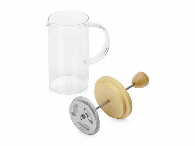 Френч-пресс с деревянной крышкой «Downtime» thumbnail