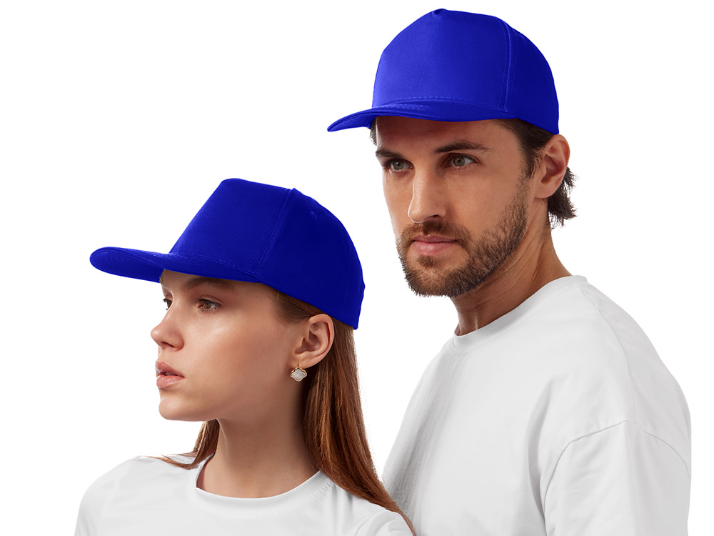 Бейсболка Mix синий классический