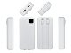 Внешний аккумулятор со встроенными кабелями «Фрэйм Про», быстрая зарядка, 20000мач, белый